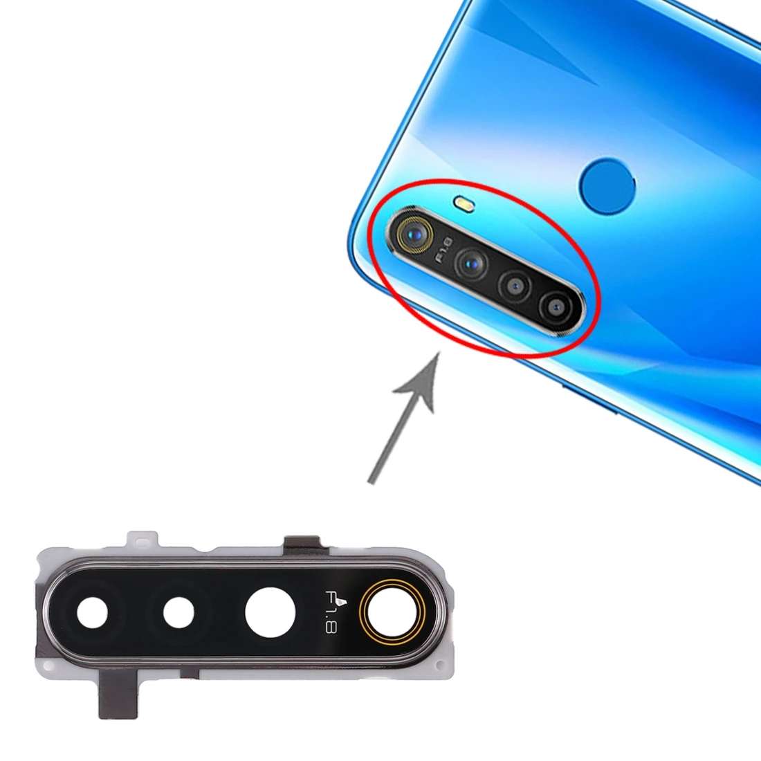 

Крышка объектива камеры для OPPO Realme 5