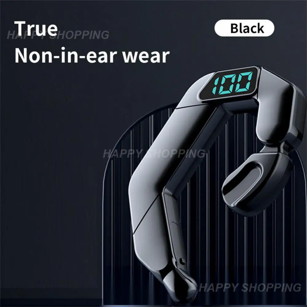 

Hands-free Business Earphone Earbuds Headphones With Mic Wireless Headphone Ear Hook Sport Headset Music V19