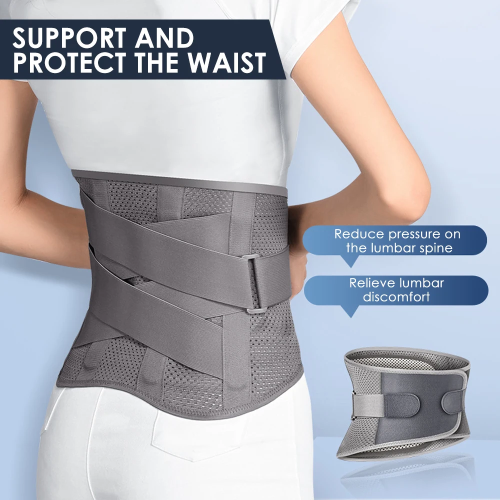 

Lumbar Back Belt Disc Herniation Muscle Strain Treatment Men Women Waist Protection Orthopedic Spine Support Lumbar Pain Relief