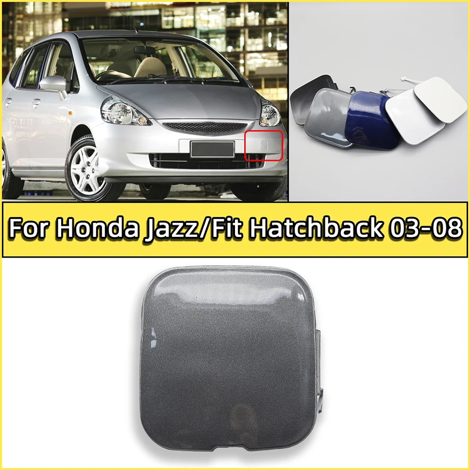 

Передний бампер, буксировочный крюк, накладка на глаза, крышка для Honda Fit Jazz GD GD1 GD3 2003 2004 2005 2006 2007 2008, буксировочный крюк, буксировочная Крышка ...