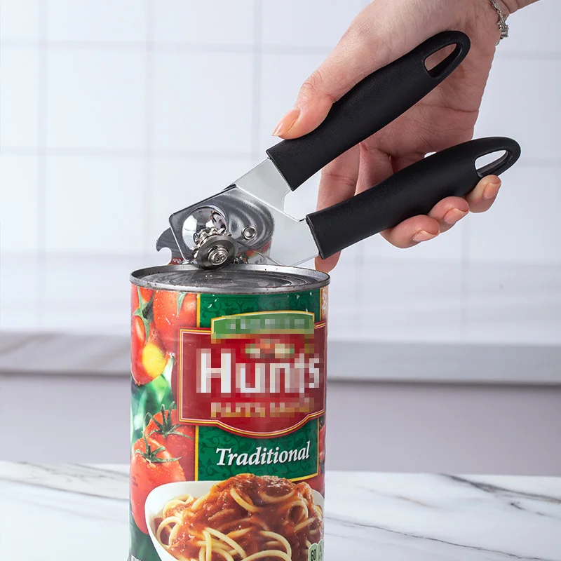 

3 In 1 Can Opener Stainless Steel Can Knife Multi-Purpose Bottle Opener Kitchen Gadget Foreign Trade Supermarket Kitchen Tool