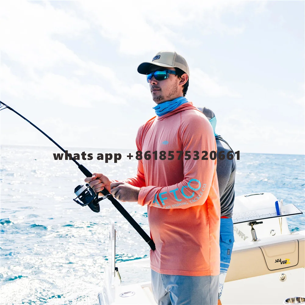 

2022 Fishing Hoodie Shirt Long Sleeve Performance Shirt Summer Quick Dry Light Men Fishing Clothes Outdoor Sports Camping Shirts