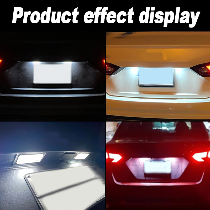 2шт светодиодная лампа освещения номерного знака 265108990 Э для Nissan Altima 2019 2020 Serena C27