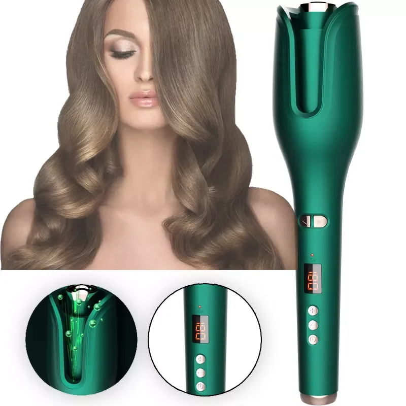 

NEW2023 Electric Automatic Hair Curler Hair Curling Iron LCD Ceramic Rotating Hair Waver Magic Curling Wand Iron Hair Styling To