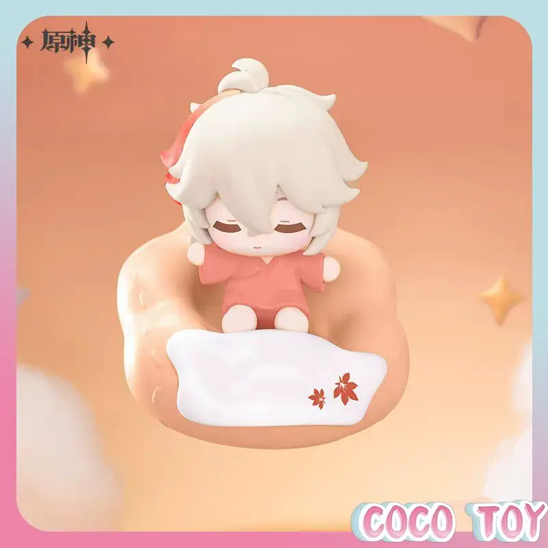 Фото Официальный магнит на холодильник Genshin Impact Cloud Pillow Dream Series Chibi, коллекционная аниме-фигурка, игрушка-магнит, подарок для девочки №1