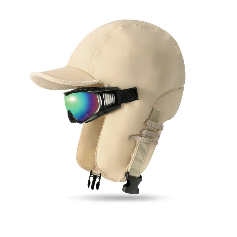 Лыжная шапка Мужская зимняя Lei Feng Женская плотная теплая шапка-ушанка с хлопковой