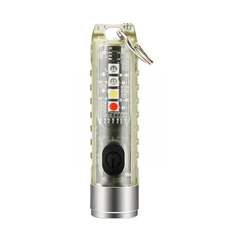 

Mini Flashlight 10 Gear Adjustable Emergency Light USB Rechargeable IP65 Waterproof for Camping Working Hiking Emergency To Y5P4