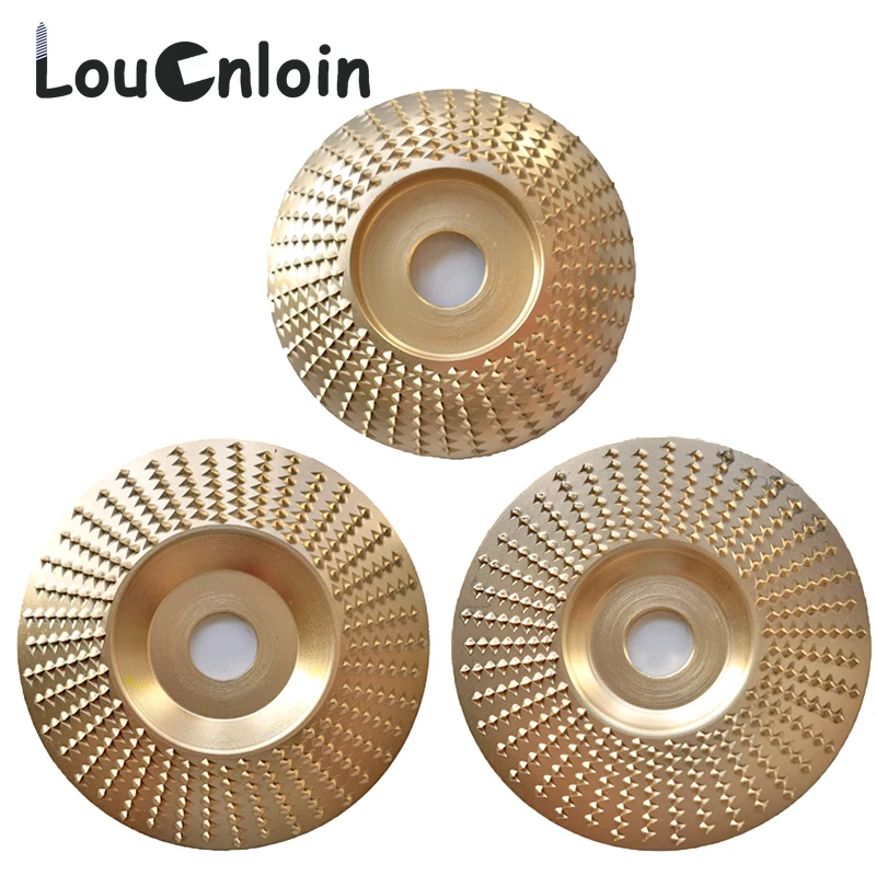 1~3pcs Wood Grinding Polishing Wheel Rotary Disc Sanding Wood Carving Tool Abrasive Disc Tools for Angle Grinder 22mm Bore