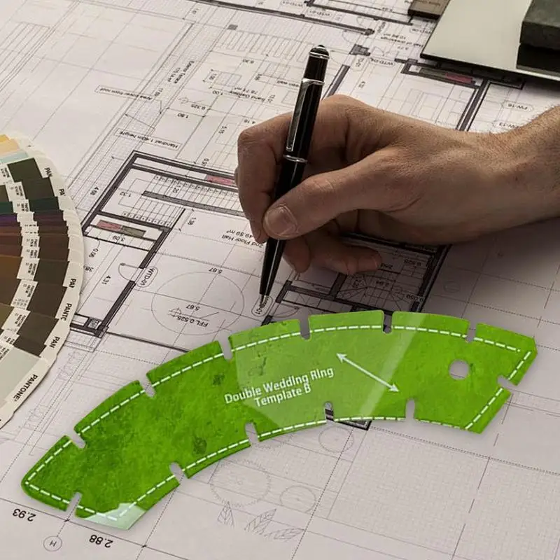 Инструменты для квилтинга многофункциональные акриловые швейные шаблоны линеек