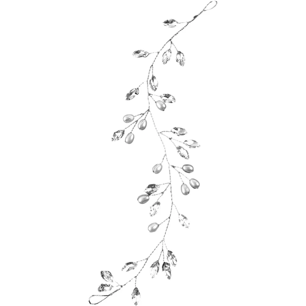 

Wedding Bride Hair Vine Rhinestone Hair Vine Pearl Hair Vine Bridal Hair Vine for Women