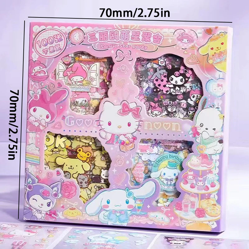 100 шт./партия прозрачные водонепроницаемые Стикеры для украшений