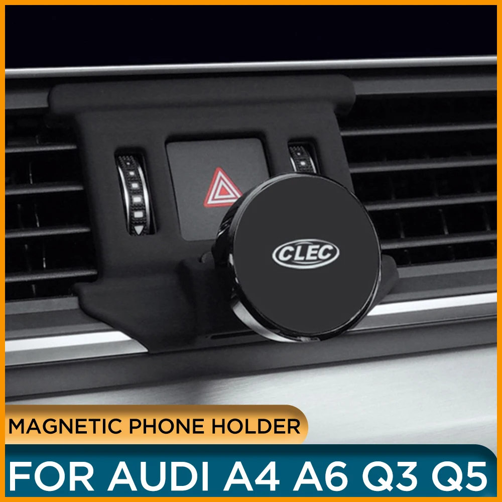 

Audi Car Bracket Phone Holder Magnetic Cover Audi For For Phone Holder Interior Mobile Vent Air