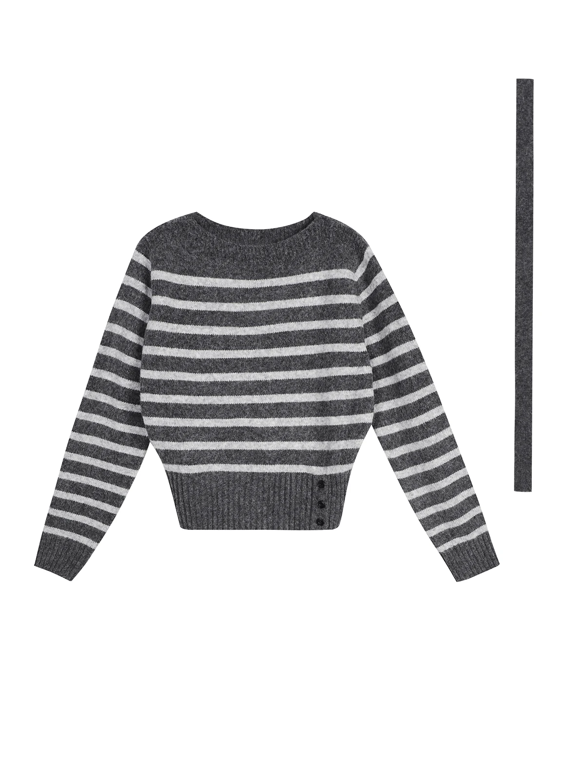 Xin Help Gentle Killer Ретро Художественный Sle на шнуровке контрастного цвета в полоску