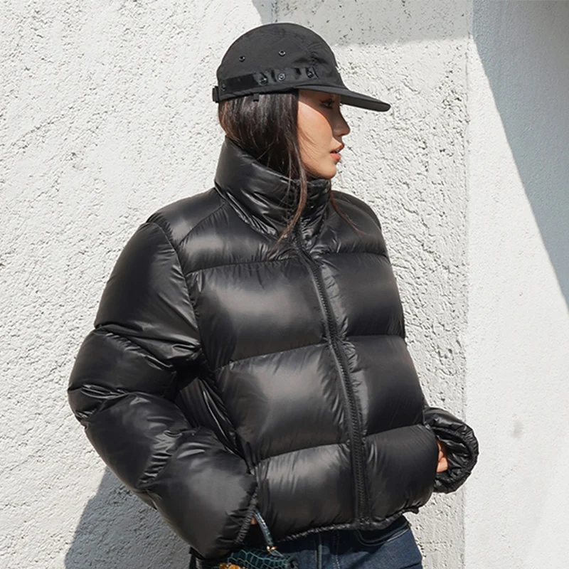 

2022 зимняя женская парка, куртка, новая куртка-бомбер, Женское пальто в Корейском стиле, повседневная Осенняя подкладка, пуховики