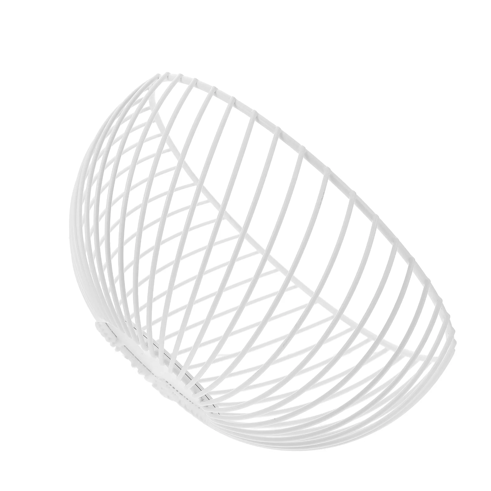 

Creative Fruits Storage Basket Practical Iron Fruit Basket Hollow Snack Basket