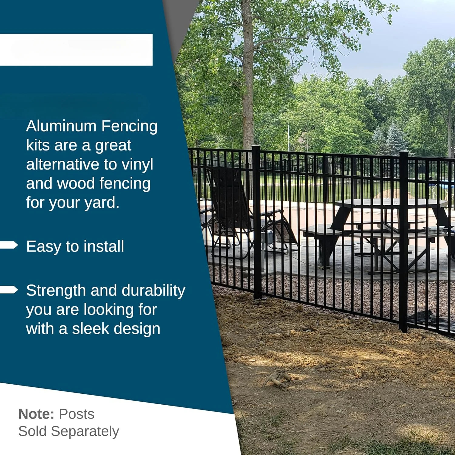 Комплект из алюминиевого забора Cypress набор сделай сам для ограждения заднего