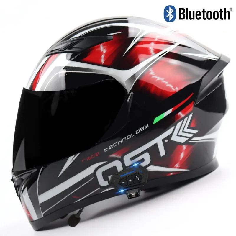 Мотоциклетный Bluetooth-шлем с длительным сроком службы аккумулятора