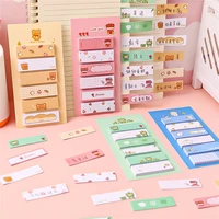 120 sheetsset ins style cute planner sticker to do list memo pad cartoon sticky notes self adhesive animals