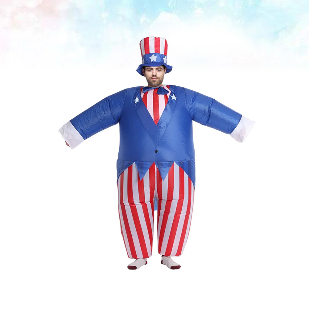 Halloween Costumes Patriotic Blow Up Patriotic Inflatable Costume Inflatable Suit Uncle Sam Blow Up