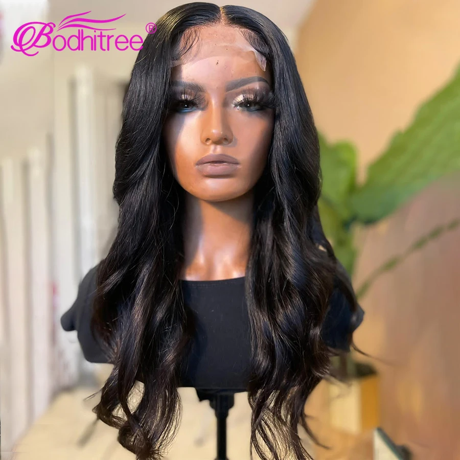 HD Transparent 4x4 Body Wave Closure Wig Human Hair Wigs For Women 10A Grade Wavy Wig Pre Plucked 5x5 Lace Closure Wig