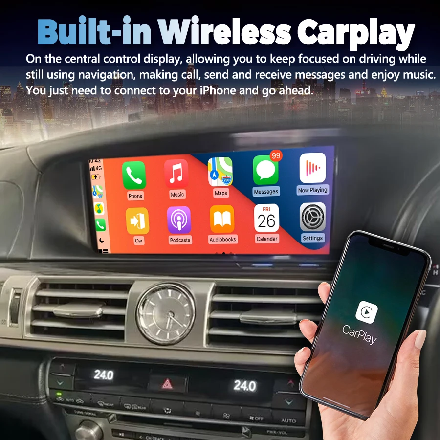 12 3-дюймовый Android Qled экран для Lexus Ls600 Ls460 LS 600 460 2013-2017 Автомобильный радиоприемник