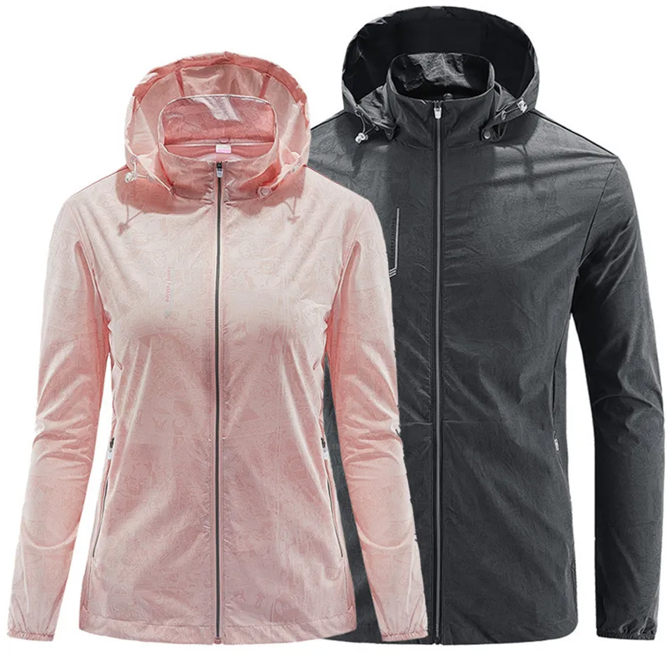 

Camouflage Sun-protection Skin Jacket Women Summer Outdoor Anti-UV Quick-drying Breathable Thin Windbreaker Men Hiking Clothing