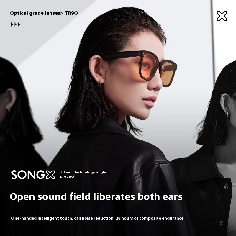 Смарт-гарнитура Songx Sx05s Беспроводные солнцезащитные очки для звонков с Bluetooth