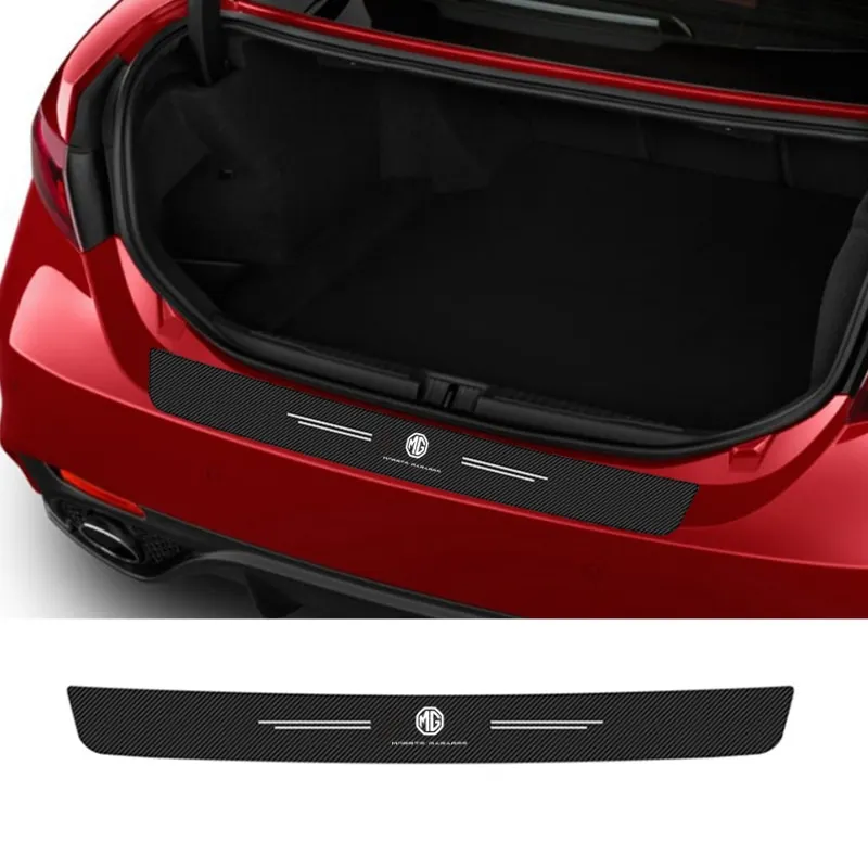 

Car Trunk Threshold Strip Carbon Fiber Sticker for MG HS 3 RX8 RX5 ZR ZS ZST 350 550 6 IGS GS GT TF 5 EZS ONE ZT 7 ZR Marvel R