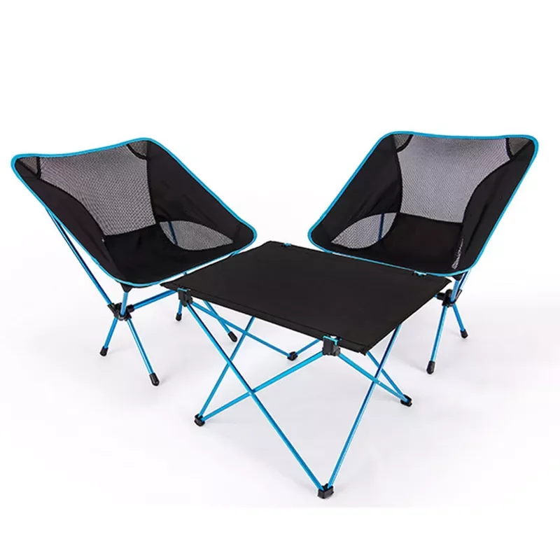 

Portable collapsible DIY table and chair desk camping barbecue hiking outdoor picnic 7075 aluminum alloy ultra light weight