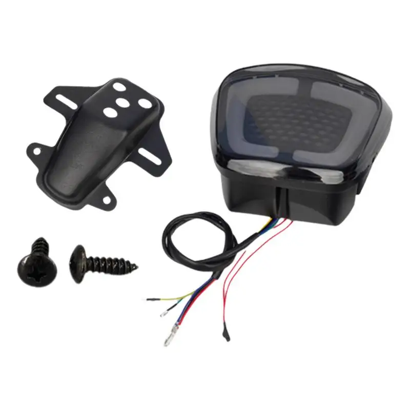 Задний фонарь мотоцикла Встроенные стробоскопические стоп-сигналы с функцией