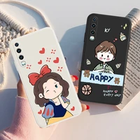 cute cartoon character phone case for huawei p50 p30 p20 pro lite p40 pro plus cover for honor 30 20 10 pro 30 lite 20i 10i case