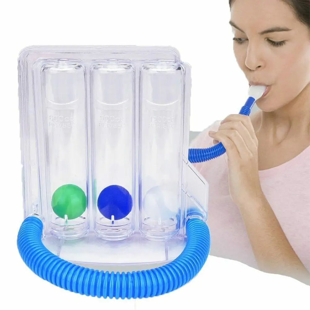 

3 Шара, тренажер для дыхания, улучшение функции легких, тренажер, дыхательная Спирометрия, система измерения дыхания