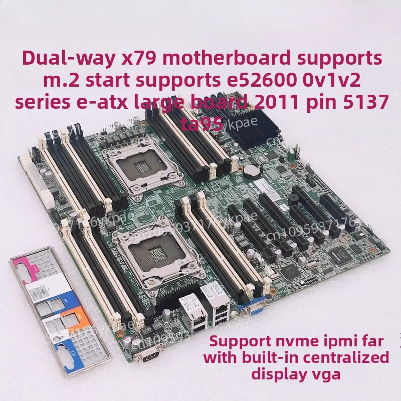 Фото Материнская плата X99 X10DRL-I X10DRI DAI E5 V3V4 Домашняя бесшумная материнская плата E-ATX №1