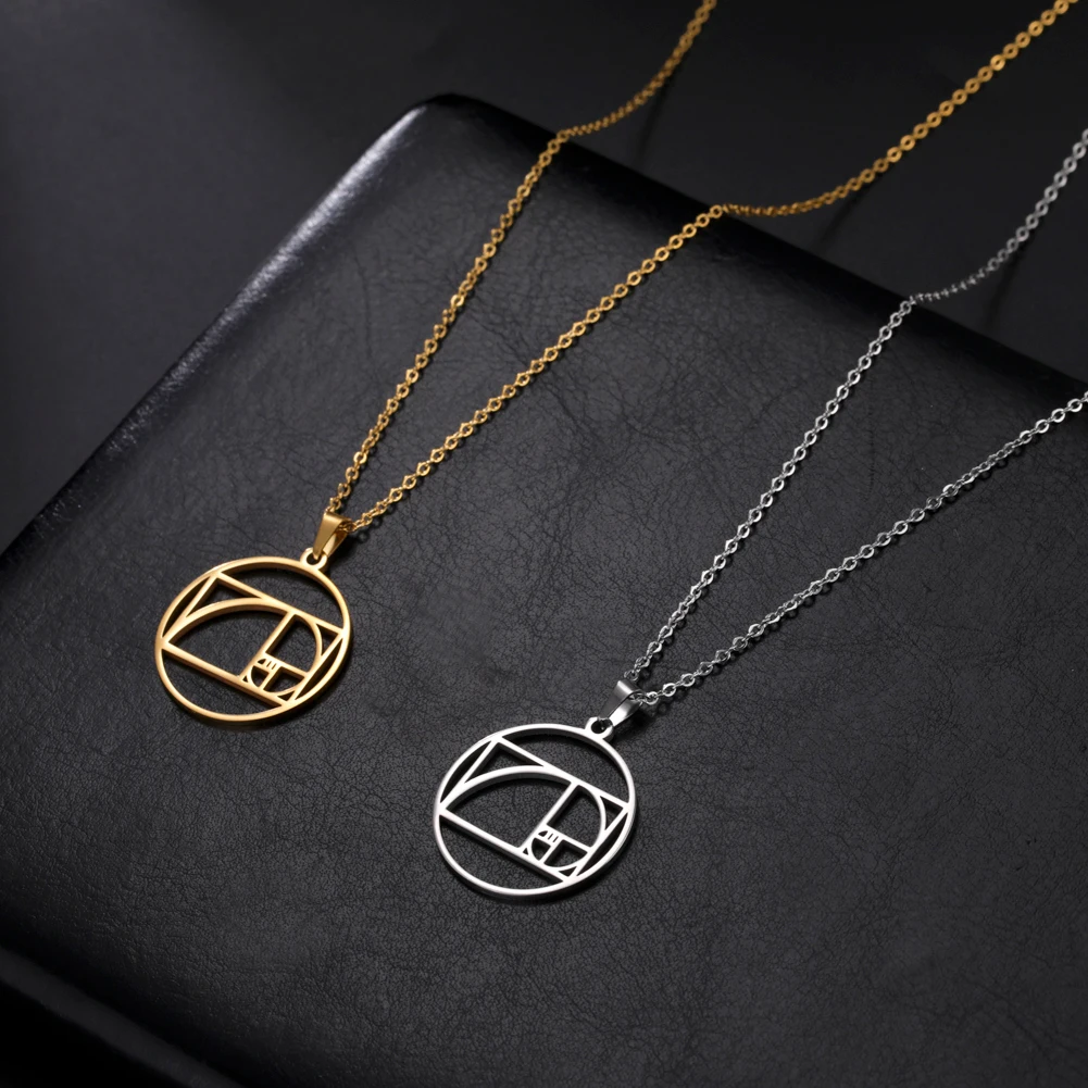 Простое ювелирное изделие из нержавеющей стали ажурная линия квадратное женское