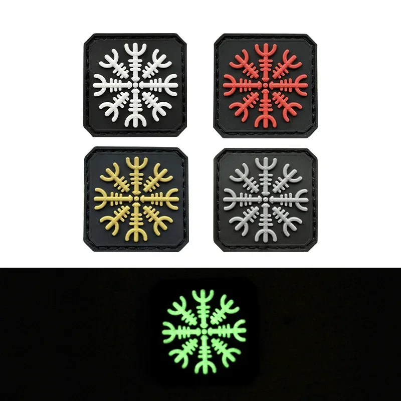 Nordic Viking Runavin Odin Compass 3D нашивки на липучке из ПВХ для одежды открытом воздухе модный