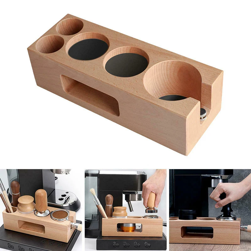 

58mm Coffee Tamper Holder Support Base Filter Stand Espresso Machine Accessories Espresso Tamper Mat Station Coffee Maker Tool