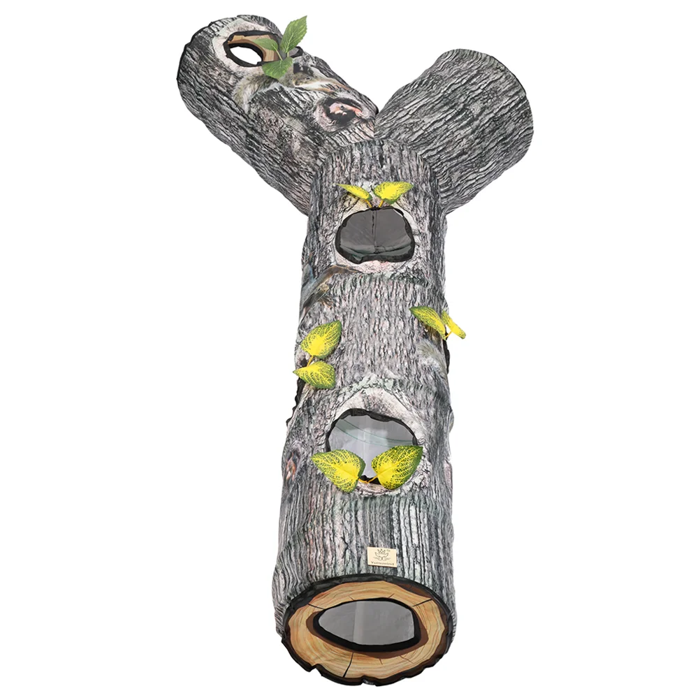 

Cat Tunnel Tube Tunnels Toy Hamsterpet Toys Indoor Cats Playway House Rabbitplush Tubes Bedrat Bunny Large Interactive Kitten