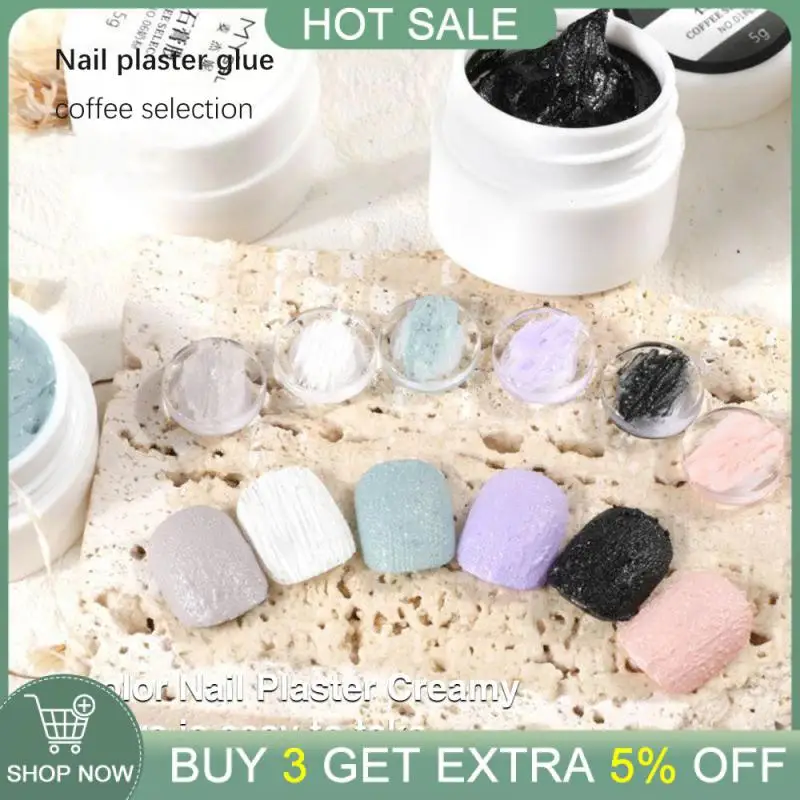 

Рельефный гипсовый 3d стерео крем окрашенный дизайн ногтей 6 цветов Красота окрашенный клей для ногтей долговечный Магнитный клей для ногтей