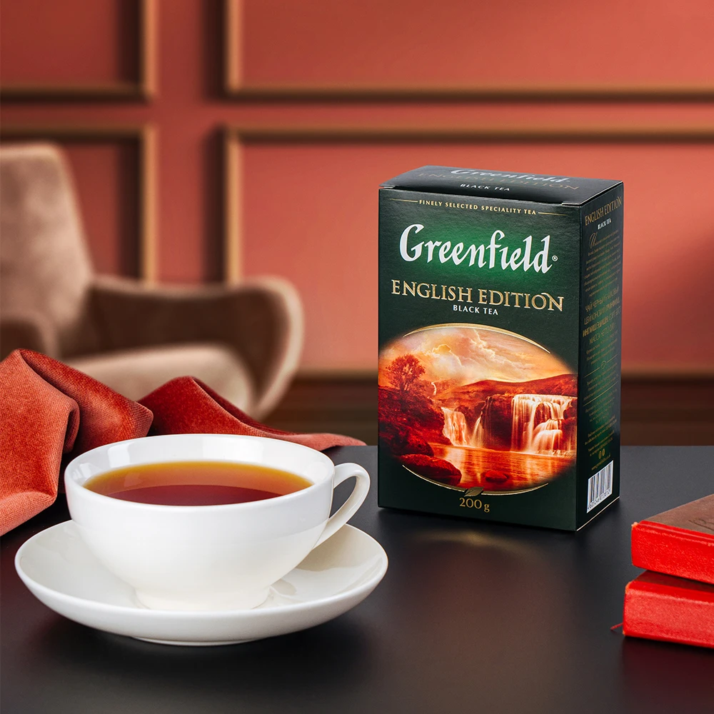 Greenfield English Edition чай черный листовой 200 г | Продукты