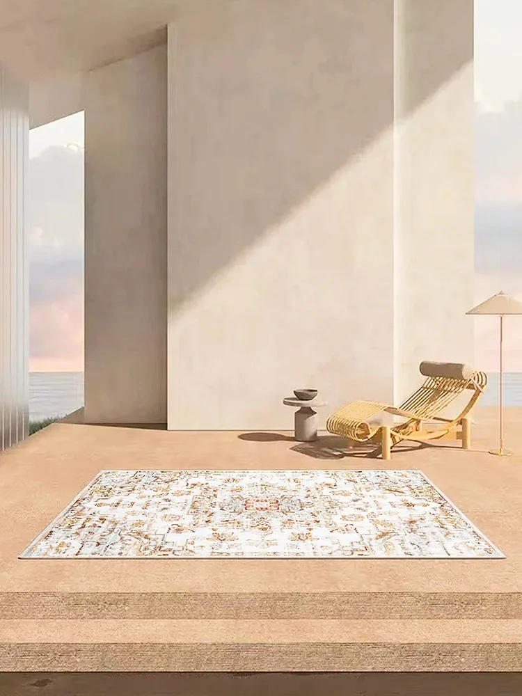 Ретро ковры для гостиной большой площади креативный геометрический цветочный