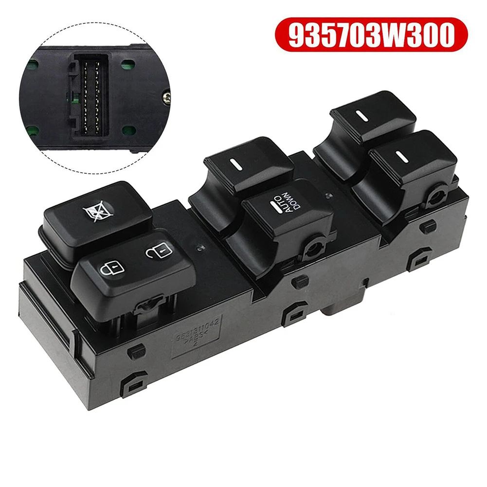 

1 Pcs Left Main Power Glass Switch Button 935703W300WK For Kia Sportage 2011-2015 Car Accessories Reliable Installation