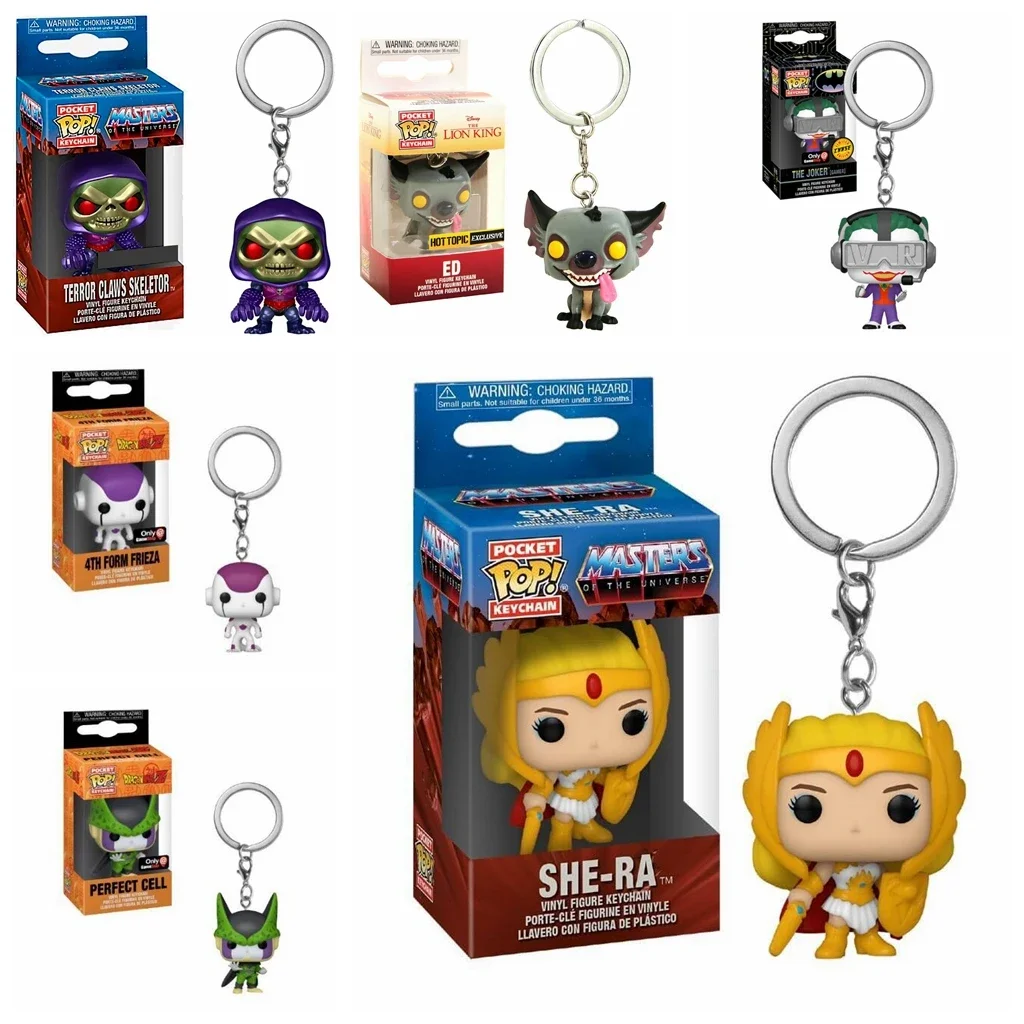 Фото FUNKO the Lion King ED Perfect Cell The Joker Gamer Masters SHE-RA TERROR CLAWS SKELETOR Pocket Pop Виниловая фигурка Брелок Игрушки №1