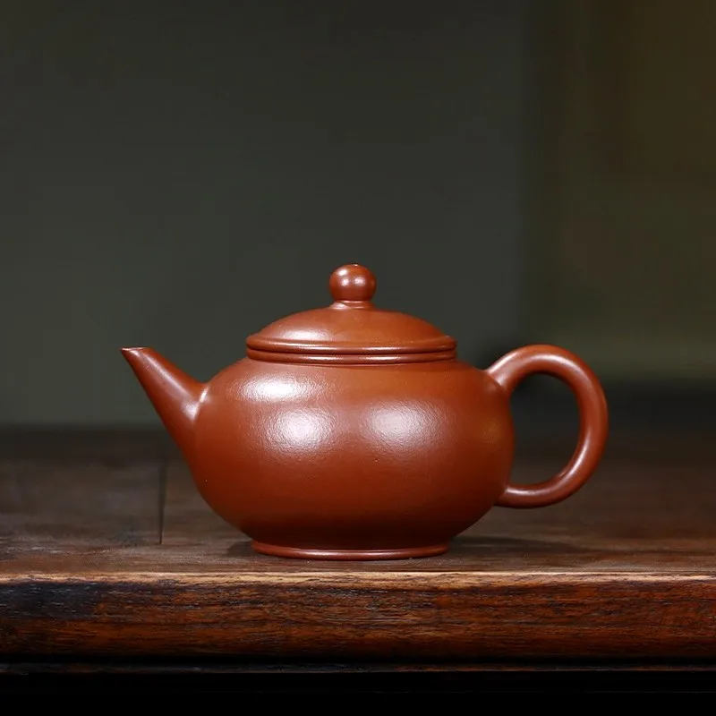 

Zanghutianxia Yixing Zisha Teapot Handmade Small Capacity Household Teapot Raw Ore Pear Skin Dahongpao Tea Kung Fu Tea Set