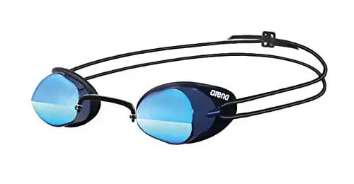 

Arena Swedix Mirror Race Swim Goggle, Smoke/Blue/Black, One Size