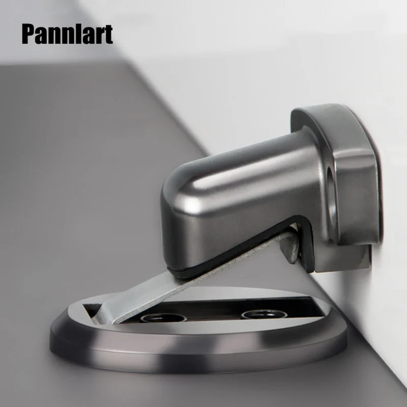 

Pannlart High-grade Zinc Alloy Door Suction Door Touch Mute Anti-collision Door Stopper Round Solid Floor Suction No-punch