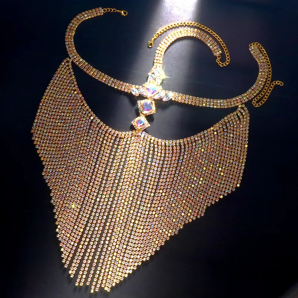 Роскошная европейская и американская маска фэн-шуй с бриллиантами бахромой