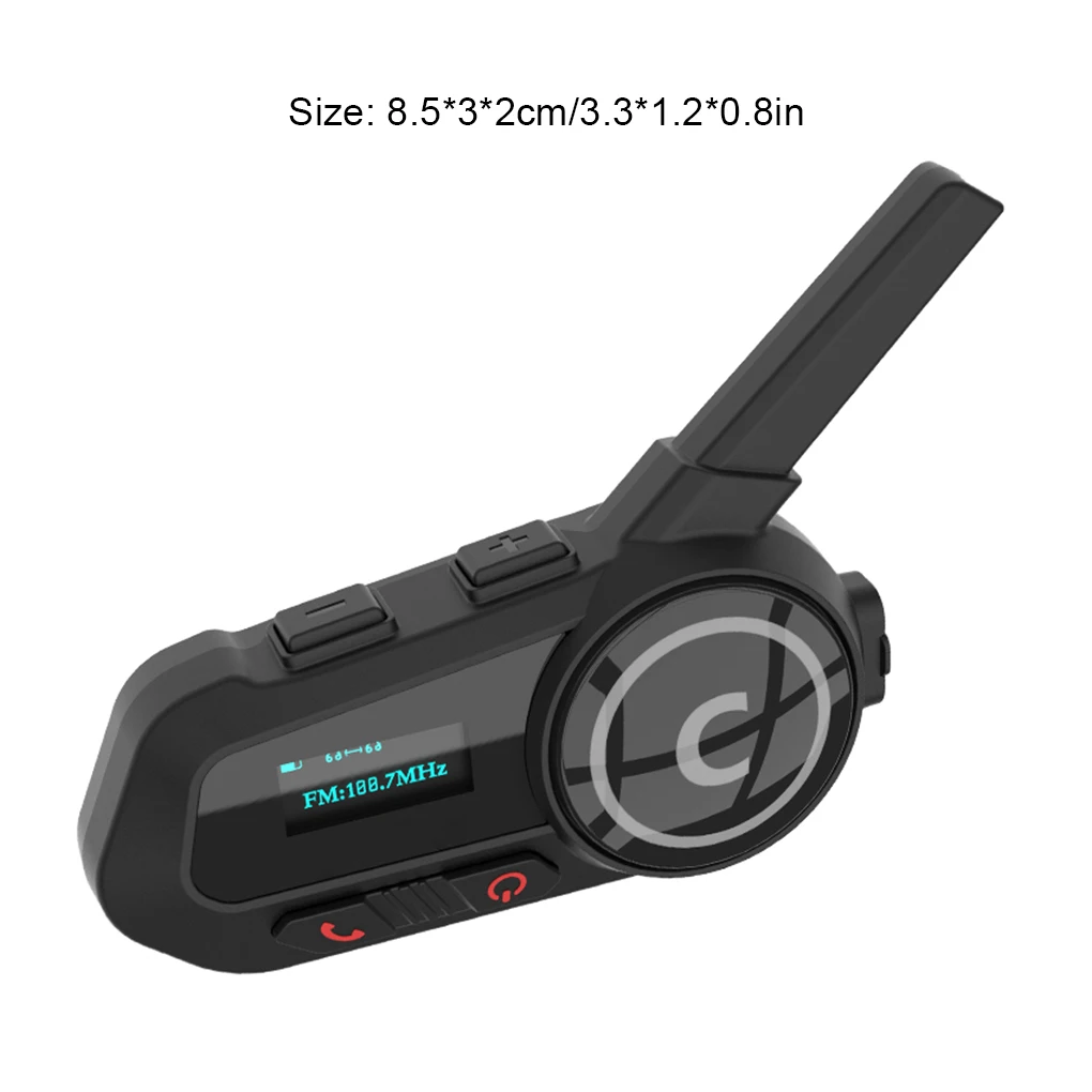 Мотоциклетная Bluetooth-гарнитура 5.1BT Наушники для шлема Мотоциклетные наушники