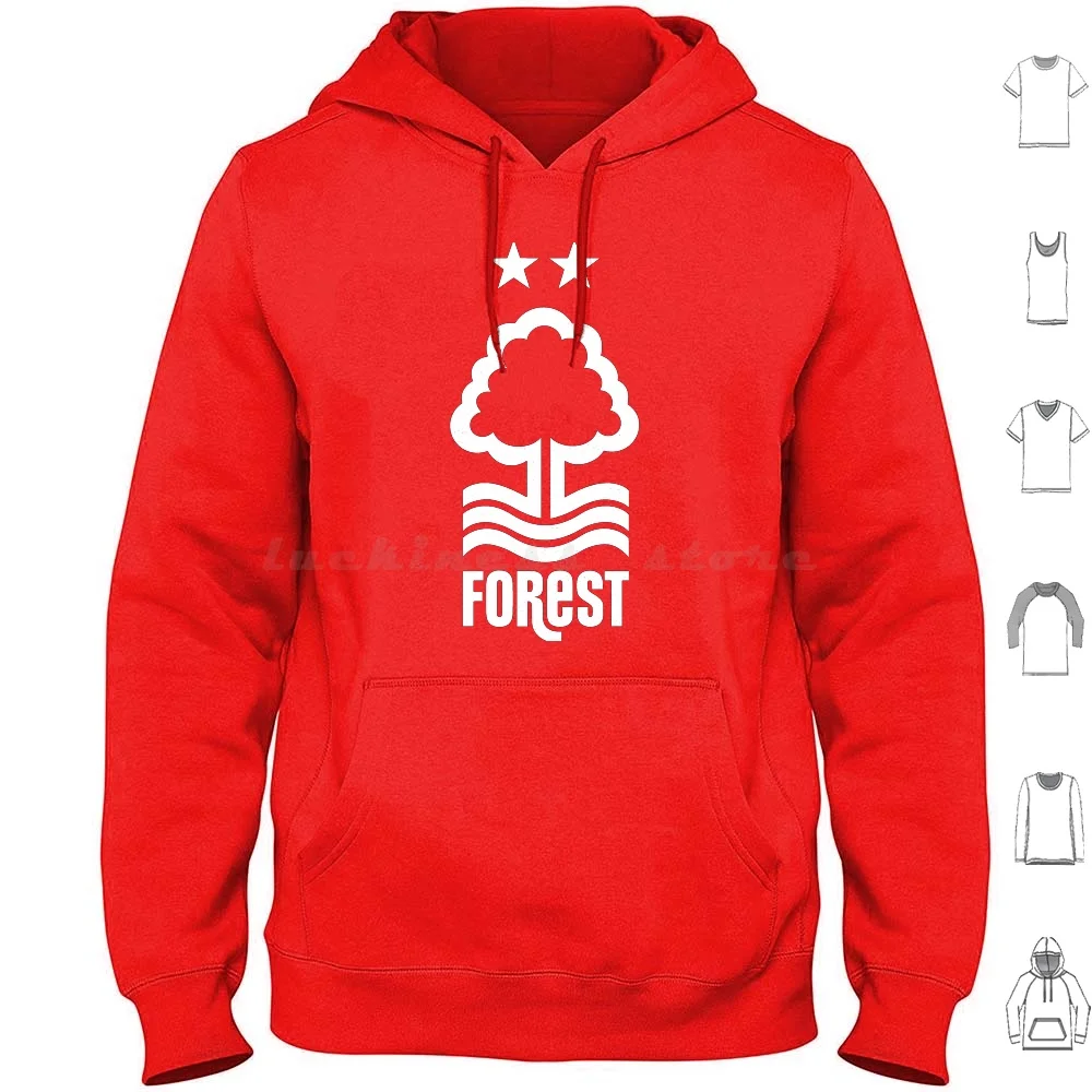 

Garibaldi-Forest Hoodie cotton Long Sleeve City Nottingham Nottinghamshire Logo Ground