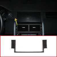 1 Pcs For Land Rover Discovery Sport 2015-2019 Car Accessories ABS 10 Inches Navigation Decoration Frame Trim Black Wood Grain