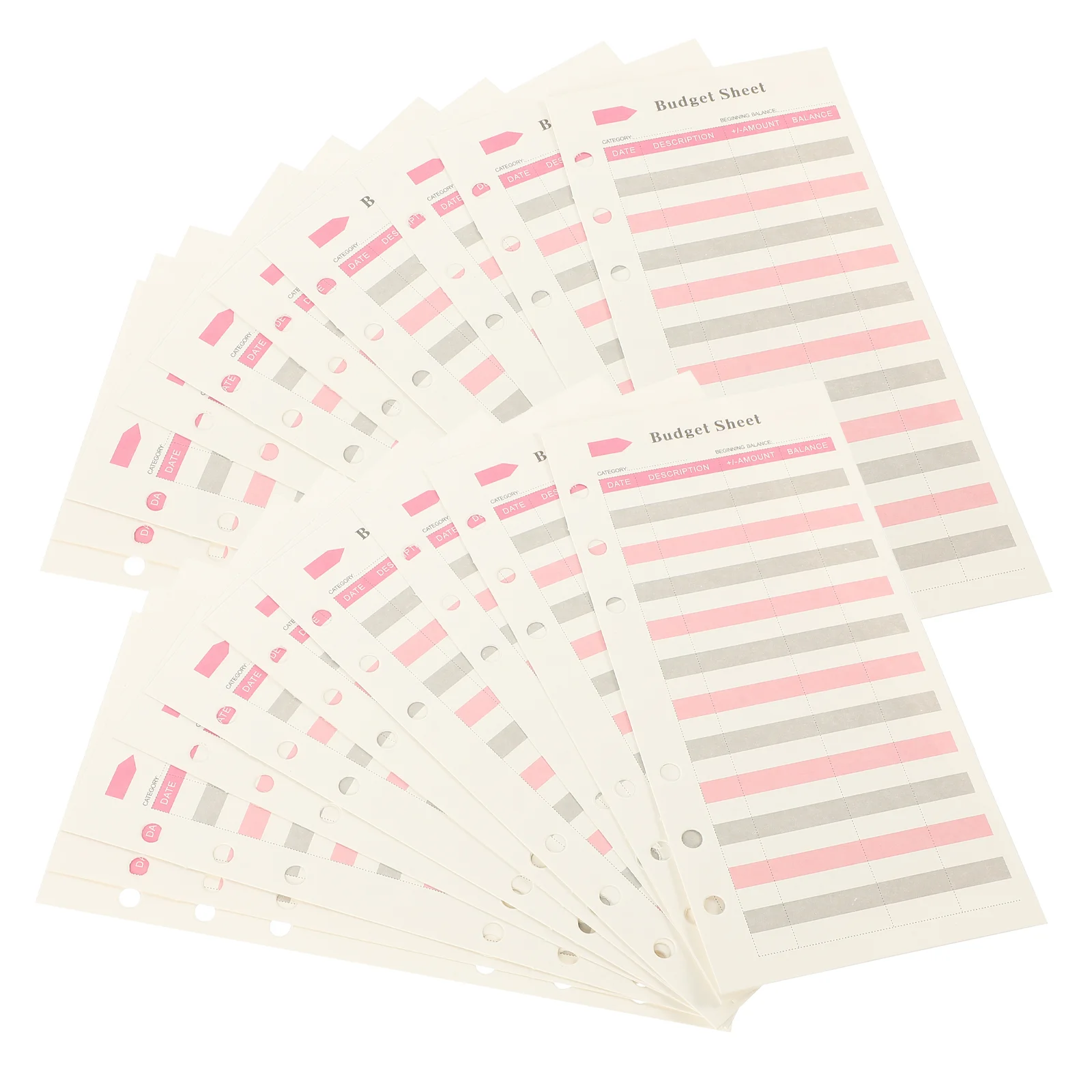 

36 Sheets of Daily Budget Sheets Convenient Budget Pads Household Budget Papers Budget Supply